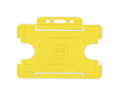  Yellow - Open - Faced - Id - Card - Holder - Landscape