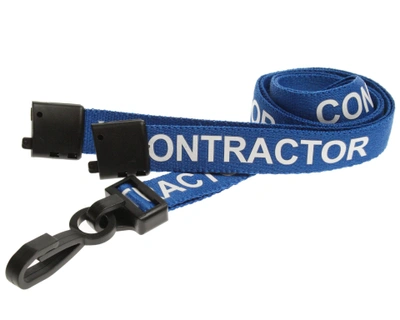  Blue - Contractor - Lanyards