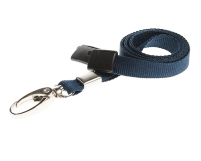  Dark - Blue - Plain - Lanyard - 10mm