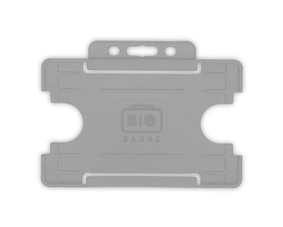  Grey - Open - Faced - Id - Card - Holder - Landscape