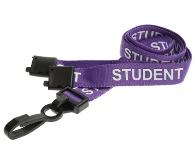 Purple-student-lanyards
