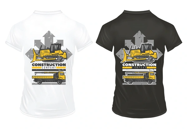 construction t shirt logo