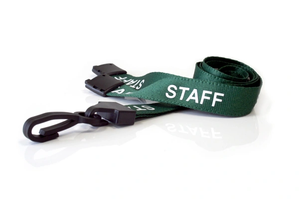 Green-staff-lanyards