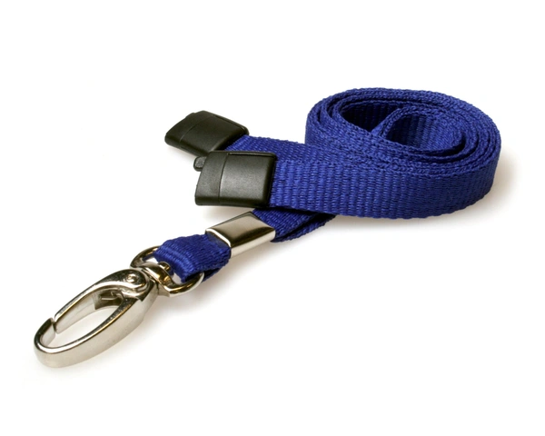  Navy - Blue - Plain - Lanyard - 10mm
