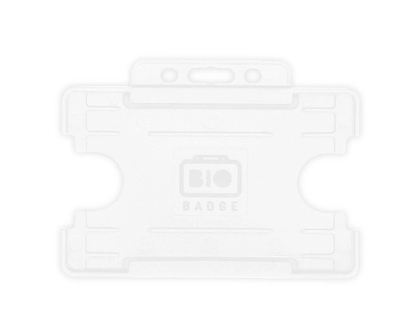 White - Open - Faced - Id - Card - Holder - Landscape
