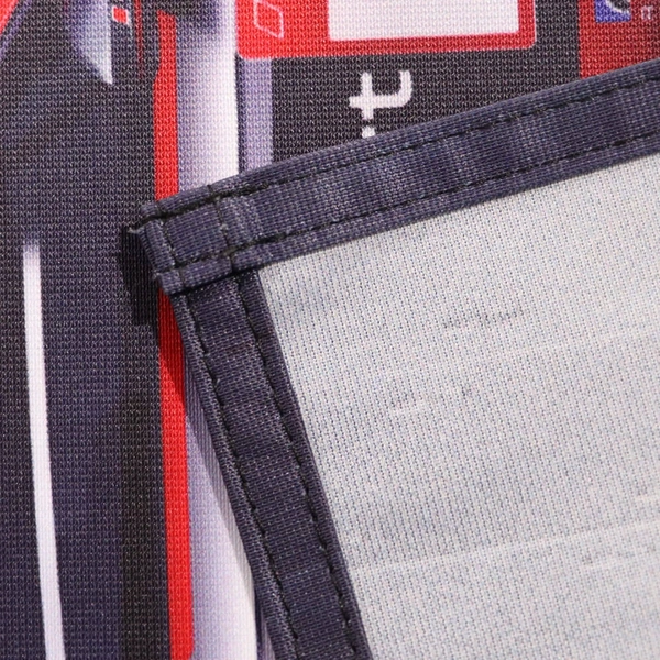 Display / Stretch Polyester - Hemmed Corner