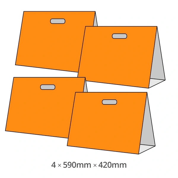  Outdoor - A - Board - Pack 4x 590 420