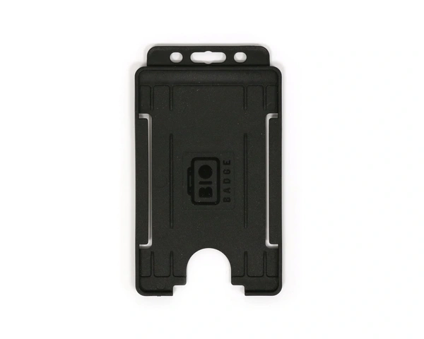  Black - Open - Faced - Id - Card - Holder - Portrait