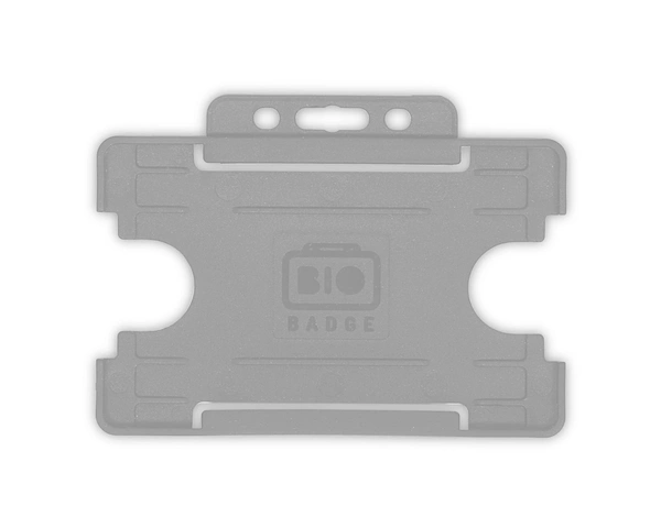  Grey - Open - Faced - Id - Card - Holder - Landscape