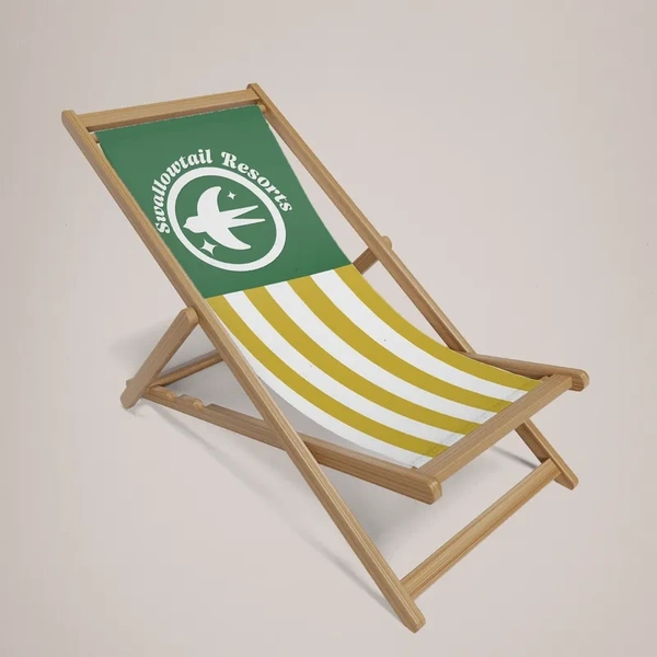 Branded Deck Chairs - Angled Swallowtail Resort