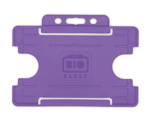  Purple - Open - Faced - Id - Card - Holder - Landscape