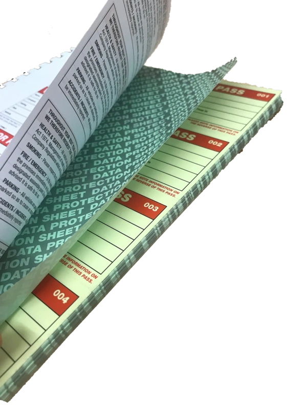  Stock - Visitor - Passes