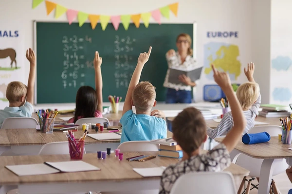 children at school