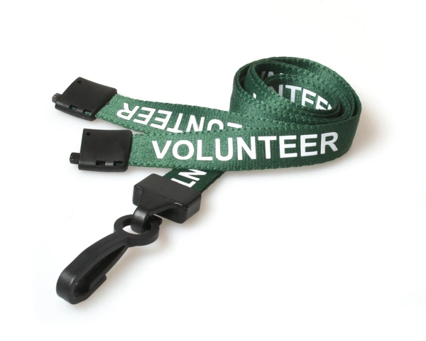 Green-volunteer-lanyards