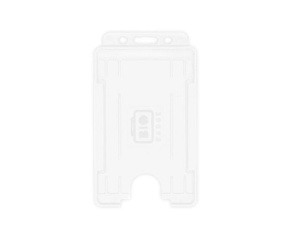  White - Open - Faced - Id - Card - Holder - Portrait