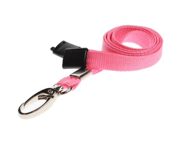  Pink - Plain - Lanyard - 10mm