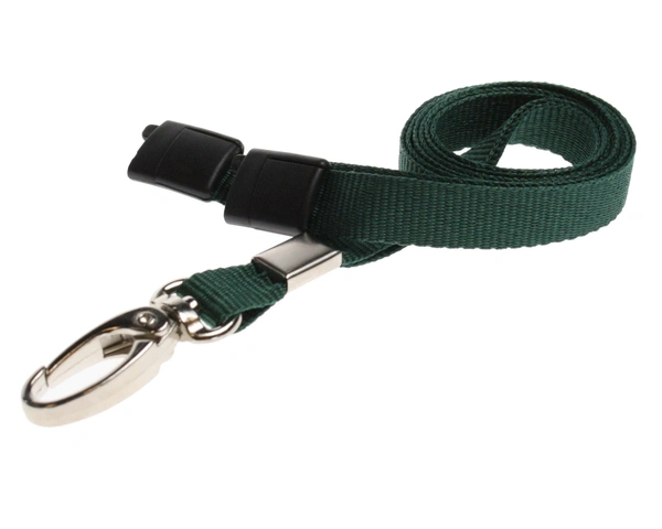  Dark - Green - Plain - Lanyard - 10mm